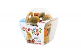 Zolux Pochoutka CRUNCHYCUP přírodní/mrkev/vojtěška pro hlod 200g Zolux