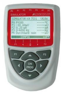 Kalibrátor AHLBORN KA 7531 - simulátor teploty, el.napětí, proudu a frekvence