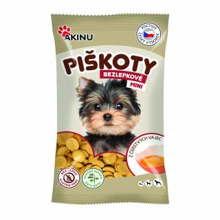Akinu Bezlepkové Mini piškoty pamlsek pro psy 120 g