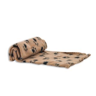 Akinu deka fleece s tlapkami 100x70 cm Barva: Béžová