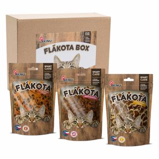 Akinu FLÁKOTA BOX Pamlsky pro kočky