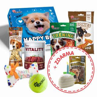 Akinu HAPPY BOX Palmsky, krmivo a hračky pro psy
