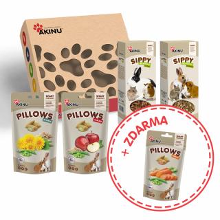 Akinu HAPPY BOX Pamlsky pro hlodavce