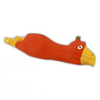 Akinu Latexové kuře hračka pro psy červená 18 cm