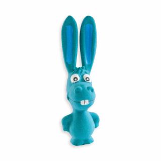 Akinu Latexový osel hračka pro psy modrá 16 cm