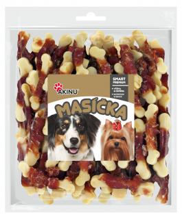 Akinu MASÍČKA Kostička s kuřecím masem pamlsek pro psy 300 g