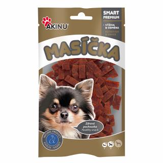 Akinu MASÍČKA Králičí pásky pamlsek pro psy 75 g