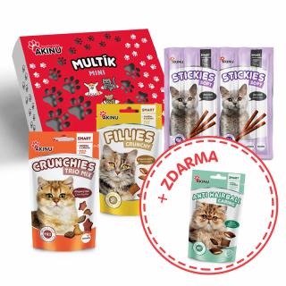 Akinu Mini MULTÍK Svačinka pamlsek pro kočky