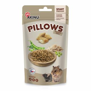 Akinu PILLOWS Polštářky s moučným červem pamlsek pro hlodavce 40 g