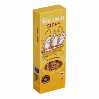 Akinu SIPPY Tyč vitamínovo - medová doplňkové krmivo pro andulky 2 ks