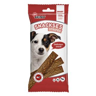 Akinu SNACKSES Hovězí plátky pamlsek pro psy 12 ks