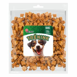 Akinu Trénink Lososové kostky pamlsek pro psy 400 g