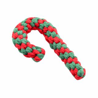 Akinu Vánoční bavlněné lízátko hračka pro psy 18 cm