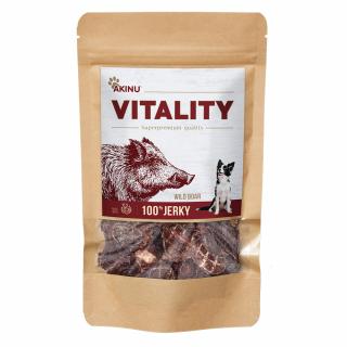 Akinu VITALITY Divočák jerky pamlsek pro psy 50 g