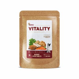 Akinu VITALITY Hmyzí vývar kapsa pro psy na cesty 200 g