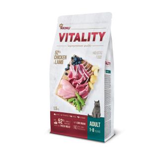 Akinu VITALITY Kuřecí & jehněčí granule krmivo pro kočky 1,5 kg
