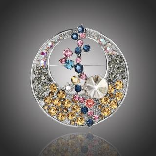Éternelle Exkluzivní brož Swarovski Elements Cavallia - Barevná/více barev B1051
