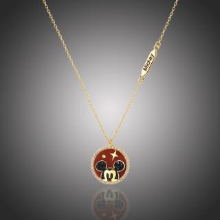 Éternelle Exkluzivní náhrdelník Swarovski Elements Disney Micky Mouse - Zlatá / 40 cm + 4 cm (prodloužení) NH2103