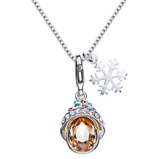 Éternelle Exkluzivní vánoční náhrdelník Swarovski Elements - Barevná/více barev / 40 cm + 5 cm (prodloužení) NH1092
