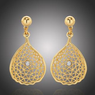 Éternelle Náušnice Swarovski Elements Alesi - Bílá/čirá E1895