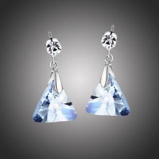 Éternelle Náušnice Swarovski Elements Baldini - Světle modrá E1012
