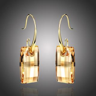 Éternelle Náušnice Swarovski Elements Leone Champagne - Champagne E1052