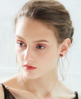 Éternelle Náušnice Swarovski Elements Victoria - více barev - Červená E1139