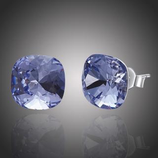 Éternelle Náušnice Swarovski Elements Victoria - více barev - Fialová E1139
