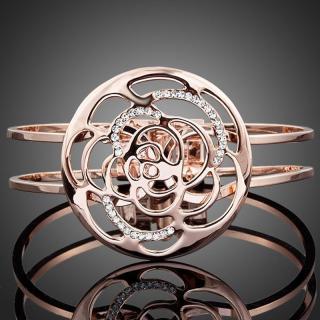 Francesca Petrucci Bangles náramek Swarovski Elements Vico - Bílá/čirá BN0001