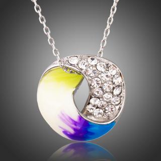 Francesca Petrucci Náhrdelník Swarovski Elements Ermacora - Barevná/více barev / 39 cm + 5 cm (prodloužení) NH0221