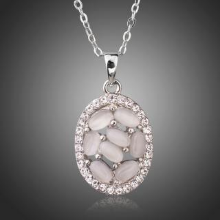 Francesca Petrucci Náhrdelník Swarovski Elements Giunta - 42 cm + 5 cm (prodloužení) NH0189