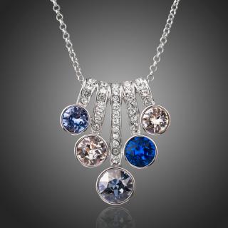 Francesca Petrucci Náhrdelník Swarovski Elements Palmisano - 39 cm + 3 cm (prodloužení) / Barevná/více barev NH0207