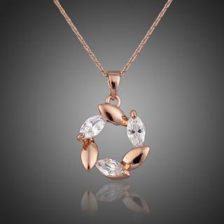 Francesca Petrucci Náhrdelník Swarovski Elements Paolina - květina - Barevná/více barev / 39 cm + 3 cm (prodloužení) NH0050