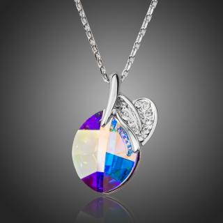 Francesca Petrucci Náhrdelník Swarovski Elements Veronesi - Fialová / 39 cm + 3 cm (prodloužení) NH0214