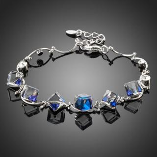 Francesca Petrucci Náramek Swarovski Elements Vincenzo - Barevná/více barev / 15,5 cm + 3 cm (prodloužení) NR0016