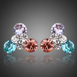 Francesca Petrucci Náušnice Swarovski Elements Béatrice - Barevná/více barev E0033