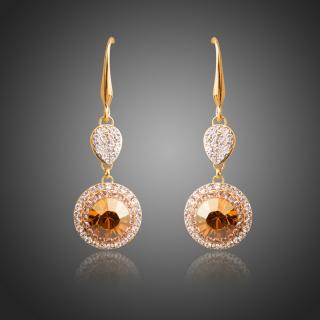 Francesca Petrucci Náušnice Swarovski Elements Garfagnini - Oranžová E0294