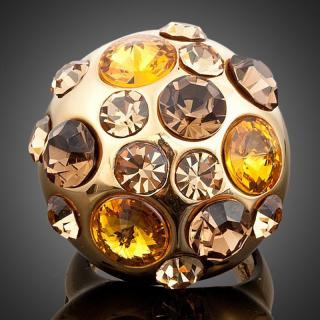 Francesca Petrucci Prsten Swarovski Elements Baldassario - 57 / Barevná/více barev P0003