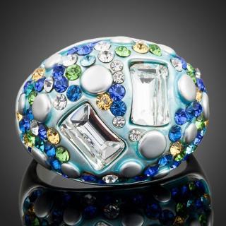 Francesca Petrucci Prsten Swarovski Elements Horry - 54 / Barevná/více barev P0019