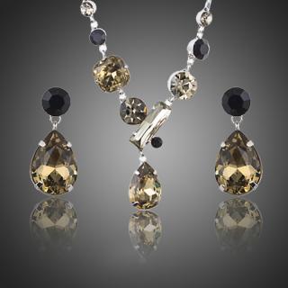 Francesca Petrucci Souprava náhrdelníku a náušnic Swarovski Elements Domanita - 40 cm + 4 cm (prodloužení) / Barevná/více barev SET0195