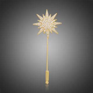Victoria Filippi Brož Swarovski Elements Emilia - Bílá/čirá B0097