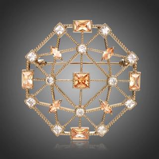 Victoria Filippi Brož Swarovski Elements Latimeri - Barevná/více barev B0111