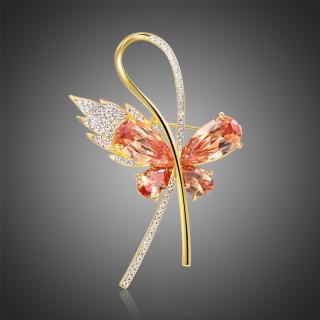 Victoria Filippi Brož Swarovski Elements Leandra - Champagne B0093
