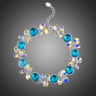 Victoria Filippi Luxusní náramek Swarovski Elements Anastaccio - Barevná/více barev / 17 cm + 3 cm (prodloužení) NR0203