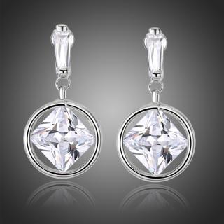 Victoria Filippi Náušnice Swarovski Elements Ava - Bílá/čirá E0339