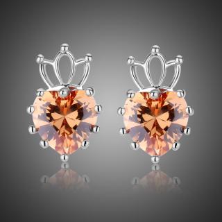 Victoria Filippi Náušnice Swarovski Elements Caliope - Champagne E0314