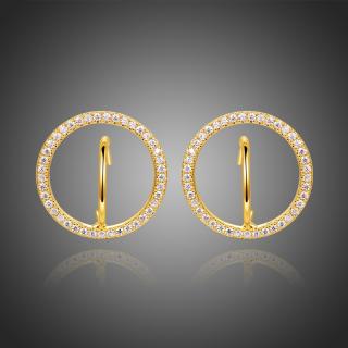 Victoria Filippi Náušnice Swarovski Elements Catalina - Bílá/čirá E0364