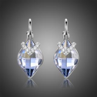 Victoria Filippi Náušnice Swarovski Elements Mariangela - Světle modrá E0365