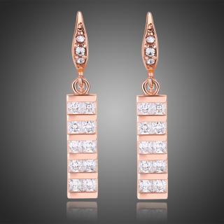 Victoria Filippi Náušnice Swarovski Elements Miriam - Bílá/čirá E0347