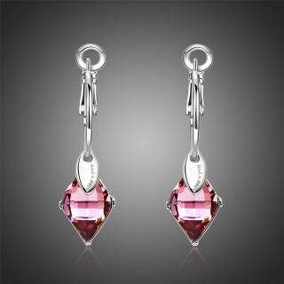 Victoria Filippi Náušnice Swarovski Elements Miss you - Fialová E0351